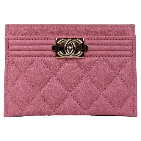 chanel zip card and key holder camellia|Chanel Quilted Zip Card Holder Pink Camellia Embossed Gold .